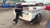 14' Spitfire fiberglass boat w/ S/A home made utility trailer, H197 , Owner: Jack R Azure, Seller: Fraser Auction _______________________________ **Key + TOD - Office** PST #357140-8 - 6