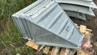 Pallet of bin chute covers, H93