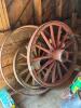 42"&34" wooden wagon wheels