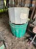 poly barrel and (3) mineral tubs - 3