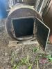 Shop built wood stove