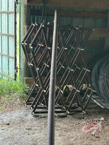 Diamond harrow yard drag