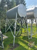 300gal fuel tank on stand