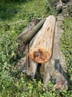 Pile of wood blocking