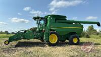 John Deere S670 combine s/n1H0S670SVC0746648