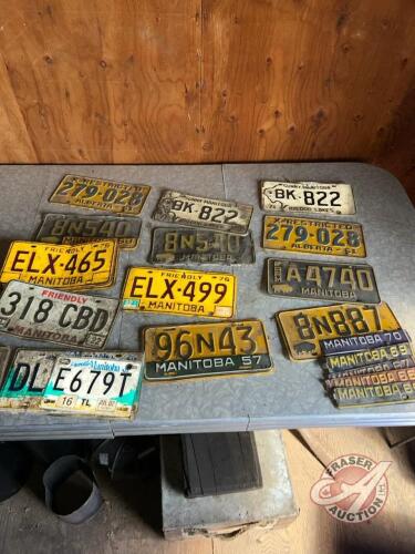 License plate Lot