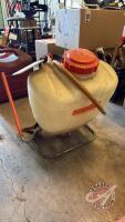Backpack sprayer w/ hand pump