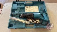 Makita reciprocating saw in case