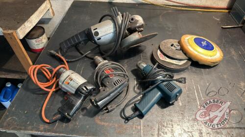 Lot of Drills and Grinders