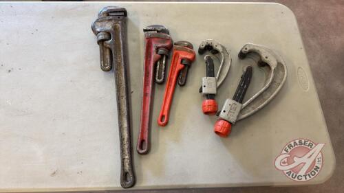 Pipe Cutting Tools and Pipe wrenches