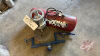 Manual tire balancer