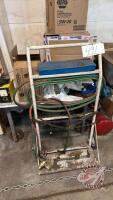Acetylene Torch and hose and cart