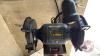 Mastercraft 8" bench grinder on shop-built stand - 2