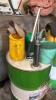 Partial drum of THF w/ pump and jug - 2