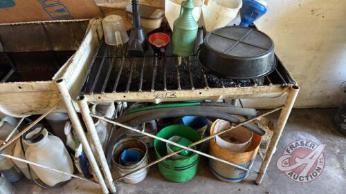 Oil drain stand