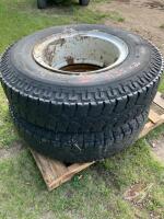 K35 10.00-20 Tires and Rims B