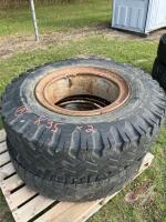 K35 10.00-20 Tires and Rims A
