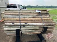 K35 Used 6' 2"-4" fence post