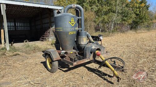 Conveyair 2970 grain vac s/n 019229701770