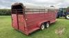1980 Bobco 18&rsquo; t/a stock trailer VIN# K4HHAB2 OWNERS: D L Fortune - Robert G Fortune SELLER: FRASER AUCTION SERVICE LTD ______________________________ *TOD* - 3