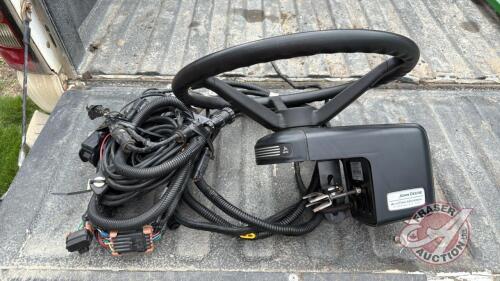 John Deere AutoTrac Universal 200 steering wheel, s/n-PCUT00B323079
