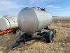 *800-gal S/S fuel tank on 4-wheel wagon w/20gpm 12-volt pump