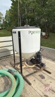 35gal Polywest Handler 2&rdquo; chemical mix system