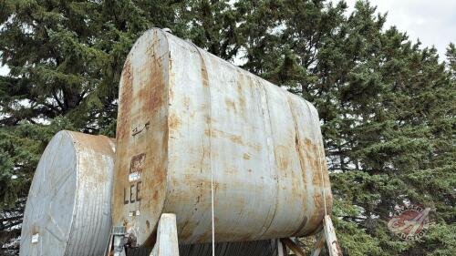 Fuel tank on stand