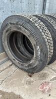 Used Hancook 11R24.5 tire