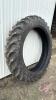Used Firestone 320/90R46 tire (was damaged by crop divider but still held air) - 2