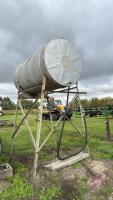 500gal fuel tank and stand
