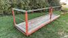 Pallet fork mount workstation man lift cage - 2