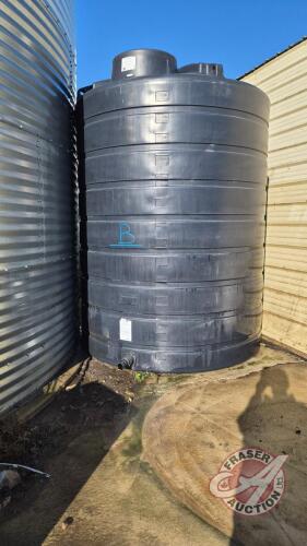 Endura-plas 3000gal (11400L) black poly tank (Tank B)