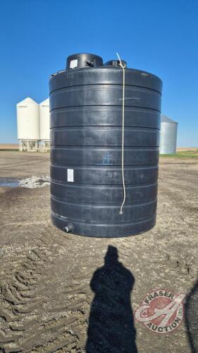 Endura-plas 3000gal (11400L) black poly tank (Tank A)