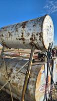 300gal fuel tank on metal stand