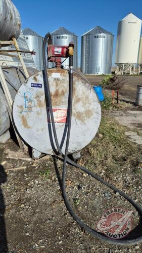 1000gal fuel tank with Fill-Rite FR710V 20GPM 115v pump (Tank B)