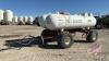 Twin 1000gal NH3 tanks on HD Johnson Welding 4-wheel wagon (Unit #200)