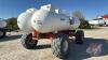 Twin 1000gal NH3 tanks on HD Johnson Welding 4-wheel wagon (Unit #200) - 8