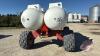 Twin 1000gal NH3 tanks on HD Johnson Welding 4-wheel wagon (Unit #200) - 9