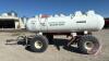 Twin 1000gal NH3 tanks on HD Johnson Welding 4-wheel wagon (Unit #200) - 12