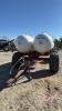 Twin 1000gal NH3 tanks on HD Johnson Welding 4-wheel wagon (Unit #100) - 2