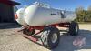 Twin 1000gal NH3 tanks on HD Johnson Welding 4-wheel wagon (Unit #100) - 6
