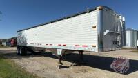 2011 40' Timpte super hopper T/A aluminum grain trailer, VIN# 1TDH40027BB130650, OWNER:OWNER: B&H Hildebrand Ltd &ndash; R&J Hildebrand Ltd, SELLER: FRASER AUCTION LTD __________________________________*TOD* *SAFTIED*