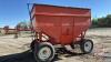 Gravity box on 4-wheel wagon (approx 400 bu capacity) - 2