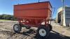 Gravity box on 4-wheel wagon (approx 400 bu capacity) - 3
