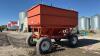 Gravity box on 4-wheel wagon (approx 400 bu capacity) - 4