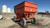 Gravity box on 4-wheel wagon (approx 400 bu capacity) - 5