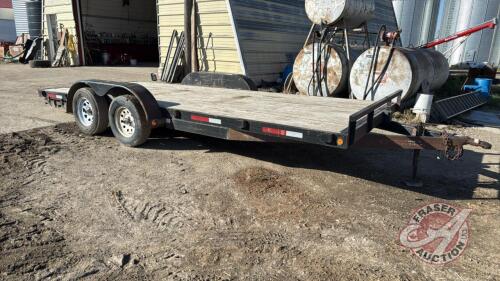 2005 Decker T/A bumper hitch car hauler trailer, VIN# :2AJBB162852000018, OWNER: B&H Hildebrand LTD & R&J Hildebrand LTD, SELLER: FRASER AUCTION LTD _______________________________________________*TOD*