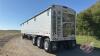 2021 Timpte super hopper tri-axle aluminum grain trailer, VIN#1TDH45038MB169353, **SAFTIED**, OWNER: B&H Hildebrand Ltd, R&J Hildebrand Ltd, SELLER: FRASER AUCTION LTD _________________________*TOD* - 13