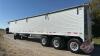 2021 Timpte super hopper tri-axle aluminum grain trailer, VIN#1TDH45038MB169353, **SAFTIED**, OWNER: B&H Hildebrand Ltd, R&J Hildebrand Ltd, SELLER: FRASER AUCTION LTD _________________________*TOD* - 14